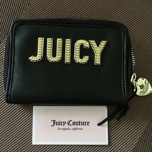 JUICY COUTURE Blank Check Wallet • NWT • Black